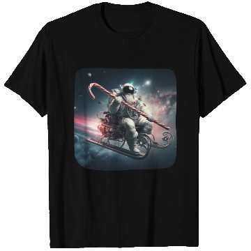 Discover Future Santa Claus in Space T Shirts