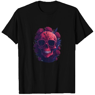 Discover red skull T Shirts