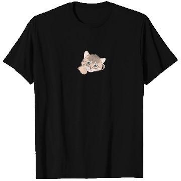 Discover Pocket Baby Cat T Shirts