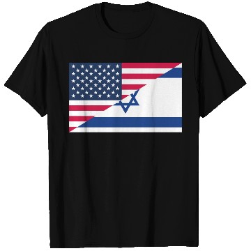 Discover Israel USA flag flags T Shirts