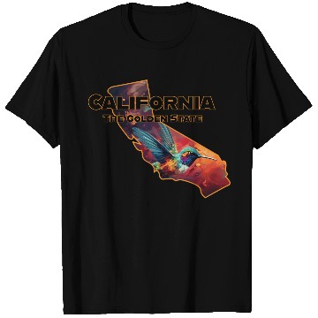 Discover California Wildlife - hummingbird T Shirts