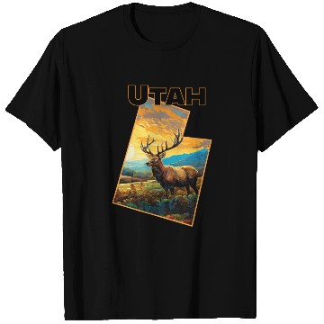 Discover Utah Wildlife - elk T Shirts