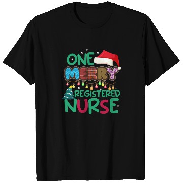 Discover One Merry Registered Nurse Christmas T Shirts
