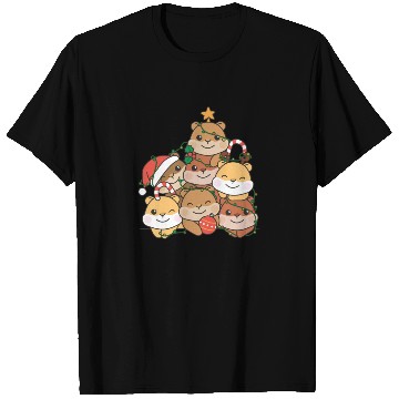 Discover Hamster Christmas Tree Funny Animal Christmas T Shirts
