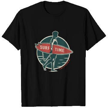 Discover Surf Time California T Shirts