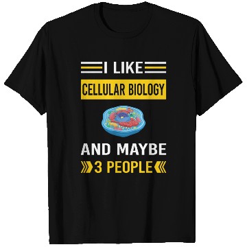 Discover 3 People Cell Cellular Biology Biologist T Shirts