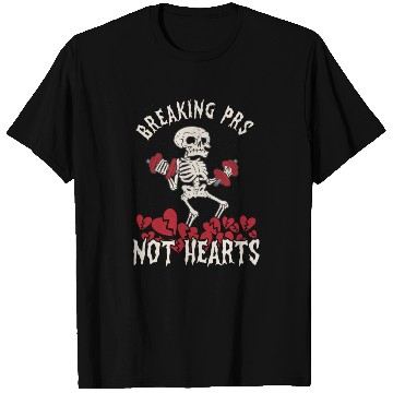 Discover Anti Valentine´s Day Broken Heart Powerlifting Gym T Shirts