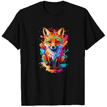 Discover Fox Colourful - Cute Fox - Forest Animal Baby Fox T Shirts