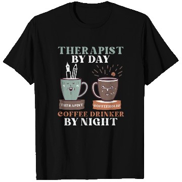 Discover Coffeeholic School Psychologist Funny Psych Therap T Shirts
