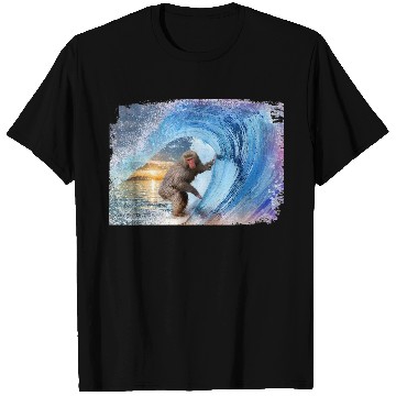 Discover surfer monkey T Shirts