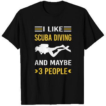 Discover 3 People Scuba Diving Diver T Shirts