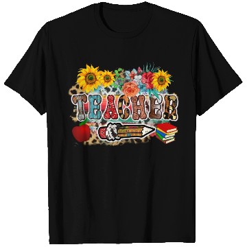 Discover Retro Wildflower Teacher T Shirts