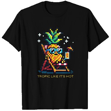 Discover Sunny Pineapple Paradise - Beach Vibes T Shirts