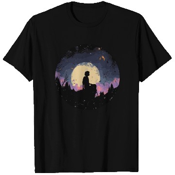 Discover Night Sky Stargaze Enchanting Nature Graphic Lover T Shirts