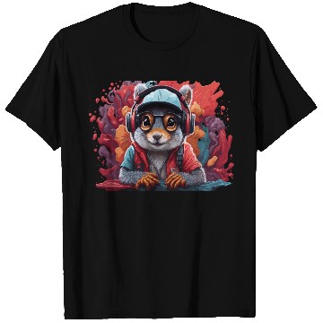 Discover squirrel animal art I cool cute squirrel T Shirts