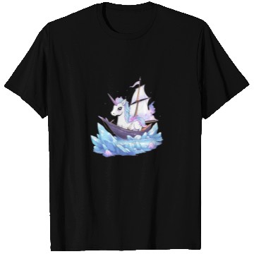 Discover Ice Sailing Unicorn Ice Sailor Ice Boating T Shirts