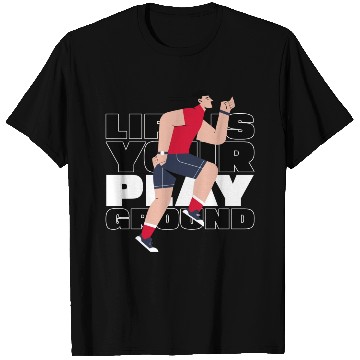 Discover Life is Your Playground Parkour T Shirts