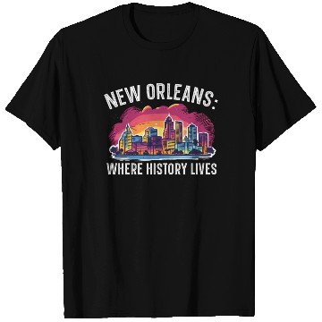 Discover New Orleans Louisiana USA America United States T Shirts