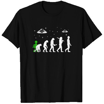 Discover Alien, Aliens, UFO, UAP, Space Unknown Flight T Shirts
