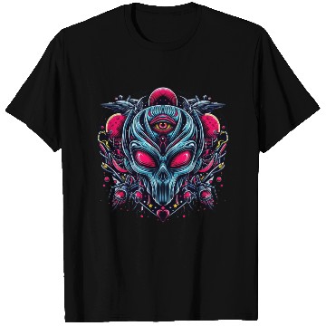 Discover alien art style T Shirts