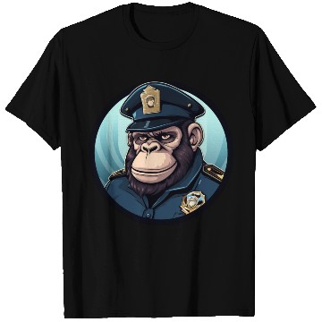 Discover Police gorilla T Shirts