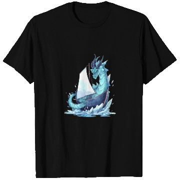 Discover Ice Sailing Dragon Ice Sailor Ice Boating Yachting T Shirts