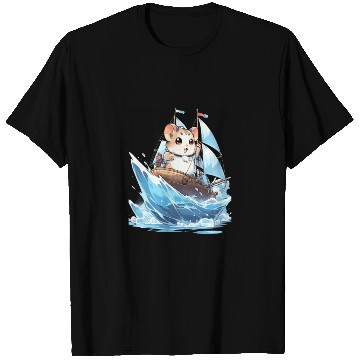 Discover Ice Sailing Hamster Ice Sailor Ice Boating T Shirts