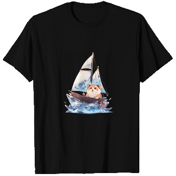 Discover Ice Sailing Hamster Ice Sailor Ice Boating T Shirts