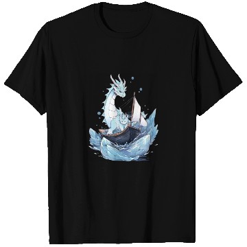 Discover Ice Sailing Dragon Ice Sailor Ice Boating Yachting T Shirts