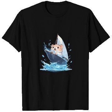 Discover Ice Sailing Hamster Ice Sailor Ice Boating T Shirts