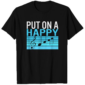 Discover Music Teacher T Shirts, Put On A Happy T Shirts, Gift For
