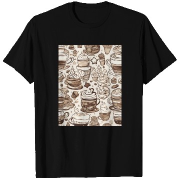 Discover Coffee, Cookie and Cream T Shirts