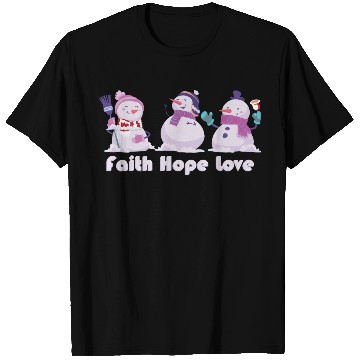 Discover Faith Hope Love Religious Family Christmas T Shirts