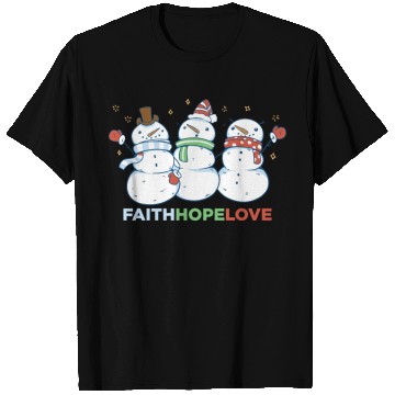 Discover Religious Family Faith Hope Love Christmas T Shirts