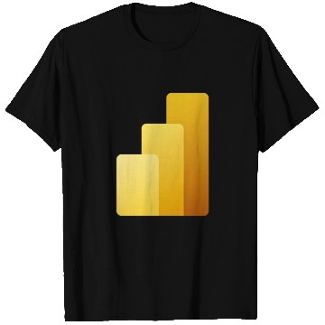 Discover Power BI Logo, business intelligence software T Shirts