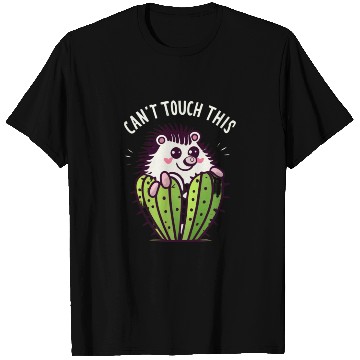 Discover cant touch this, Hedgehog in cactus T Shirts