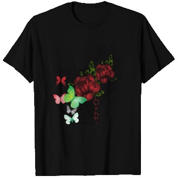 Discover female flowers butterfly T Shirts