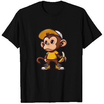Discover Cool monkey with banana T Shirts