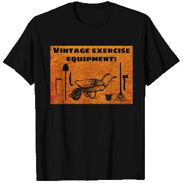 Discover Vintage Exercise Equipment (Orange) - Garden Humor T Shirts
