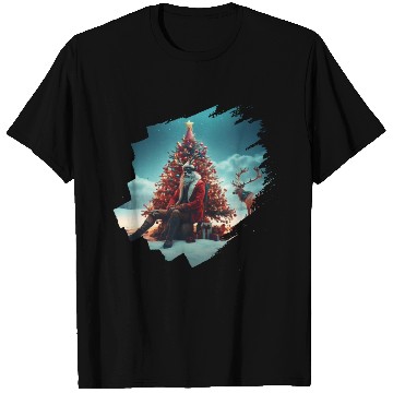 Discover Christmas tree, Santa, gifts, and Reindeer T Shirts