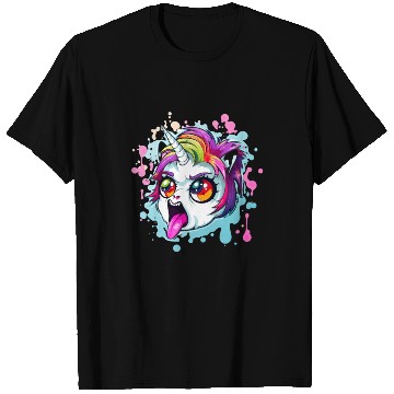 Discover Scolding Unicorn Complaining Mood T Shirts