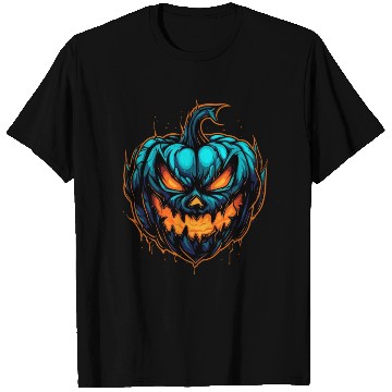 Discover Spooky Colorful Halloween Pumpkin T Shirts
