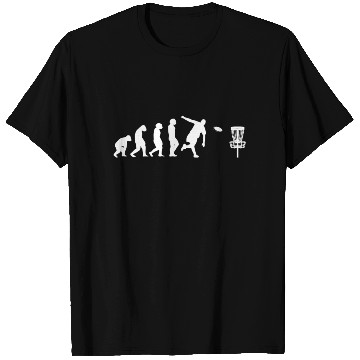 Discover Disc-Golf-Player Disc-Golfing Game Evolution T Shirts