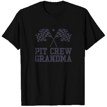 Discover Pit Crew Grandma Racing Enthusiast Racer Birthday T Shirts
