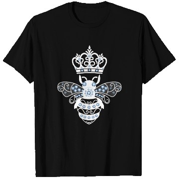 Discover Queen Bee Crown Women Hive Beekeeping Bee Women T Shirts