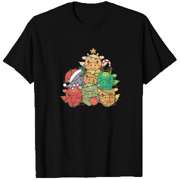 Discover Dragon Christmas Tree Funny Animal Christmas T Shirts