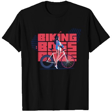 Discover Biking Boss Babe T Shirts