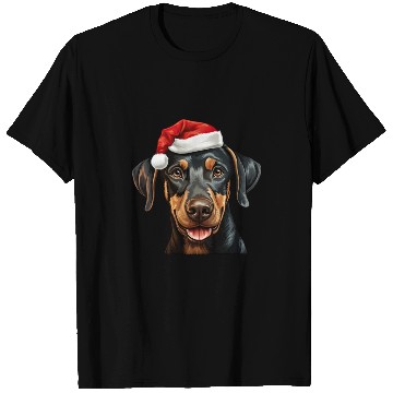Discover Doberman Pinscher Christmas Dog T Shirts