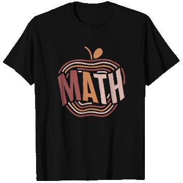 Discover Mathematics T Shirts, Math Apple Cute T Shirts, Math