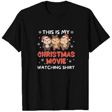 Discover Monkey Christmas Movie Watching T Shirts
